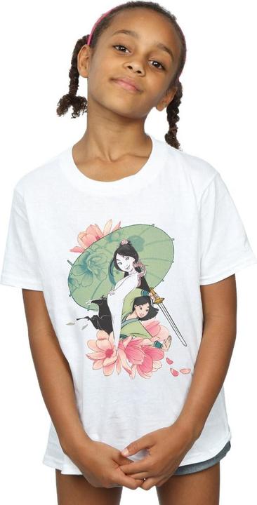 Immagine prodotto Disney Mulan Magnolia Collage Maglietta Ragazze (140, 146)