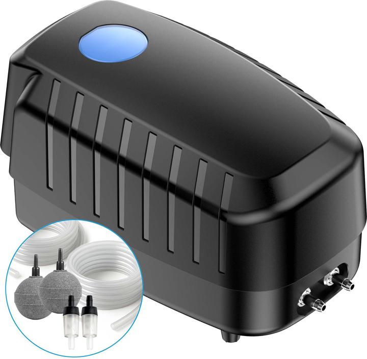 Immagine prodotto SunSun CAP-20 Sauerstoffpumpe 8W 8m³ Luftpumpe Aquarium Teichbelüfter Teichpumpe