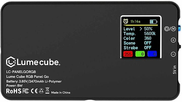 Actual product image Lume Cube RGB Panel GO (Video light)