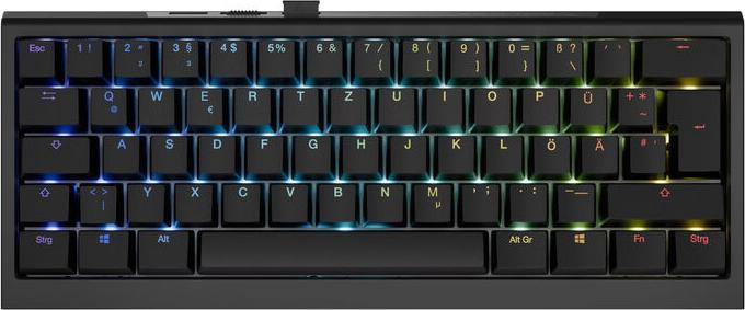 Ducky One X Mini (DE, Wireless, Cable)