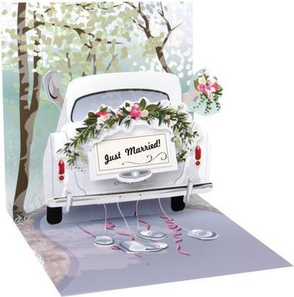 Produktbild Up with paper Vermählungskarte Pop-Up Card Hochzeitsauto-Motiv