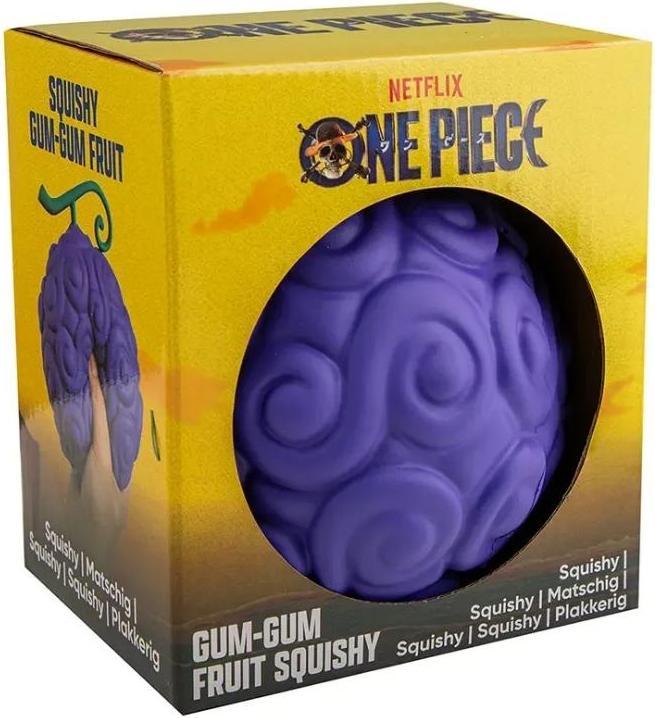 Actual product image Cinereplicas One Piece Squishy Anti-Stress-Figur Gum-gum Fruit