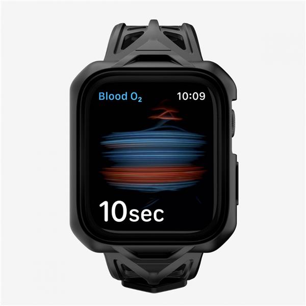 Image du produit Itskins Coque de protection d'écran+bracelet, Drop-Protection SPECTRUM CLEAR black (Plastique)