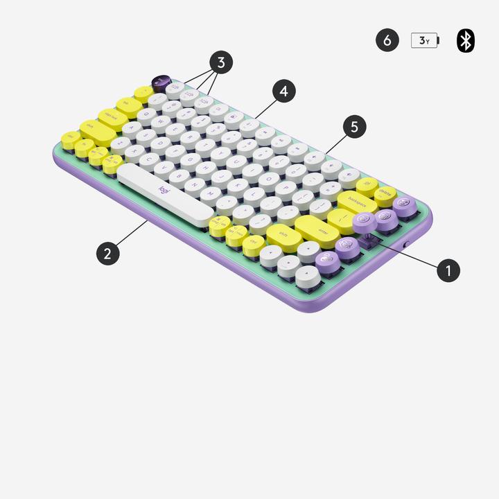 Produktbild Logitech Pop (Eng. Int., Kabellos)