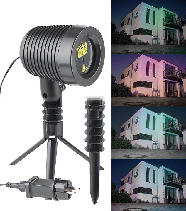 Immagine prodotto Lunartec Proiettore laser con effetto stella-pioggia