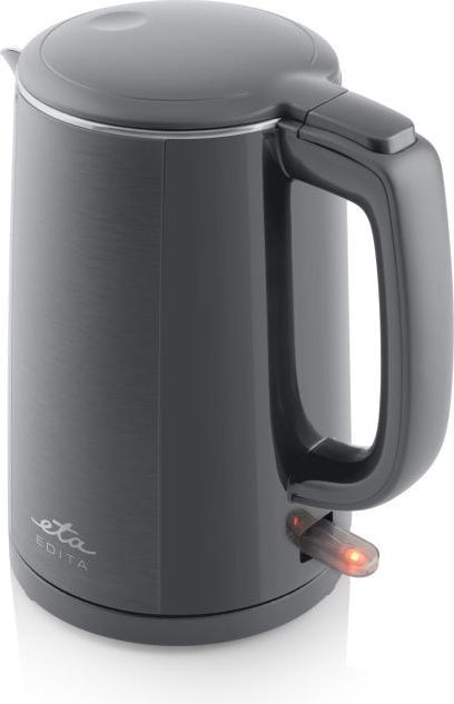 Actual product image ETA Kettle | 859590020 EDITA | Electric | 2200 W | 1.5 L | Stainless steel | 360° rotational base | Gray (1.50 l)