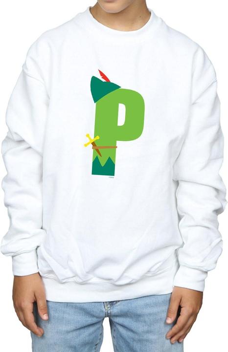 Produktbild Disney Alphabet P Is For Peter Pan Sweatshirt Jungen (128)
