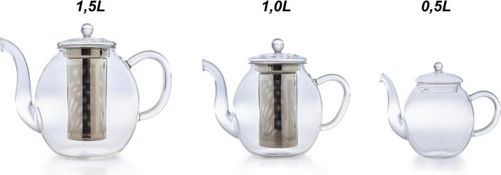 Produktbild Creano Glas-Teekanne hoch 1,5L (1.50 l)