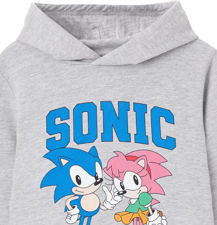 Immagine prodotto Sonic The Hedgehog - Felpa con cappuccio COLLEGIATE - Bambina (146, 152)