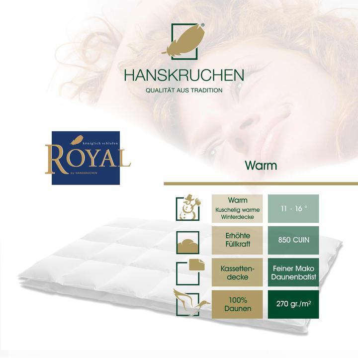 Actual product image Hanskruchen Royal (980 g, 155 x 200 cm)