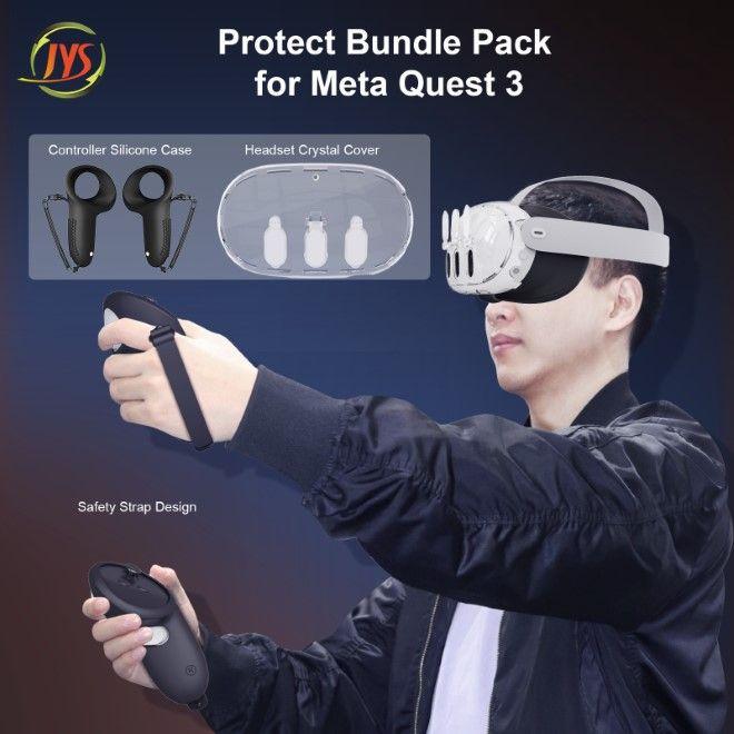 Image du produit JYS Meta Quest 3 Bundle Pack 7-in-1