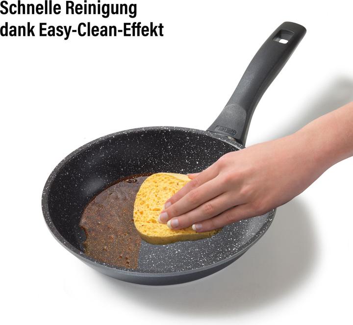 Actual product image Stoneline Pan 6840 Frying, Diameter 20 cm, Suitable for induction hob, Fixed handle, Anthracite (20 cm, Frying pan, Aluminium)