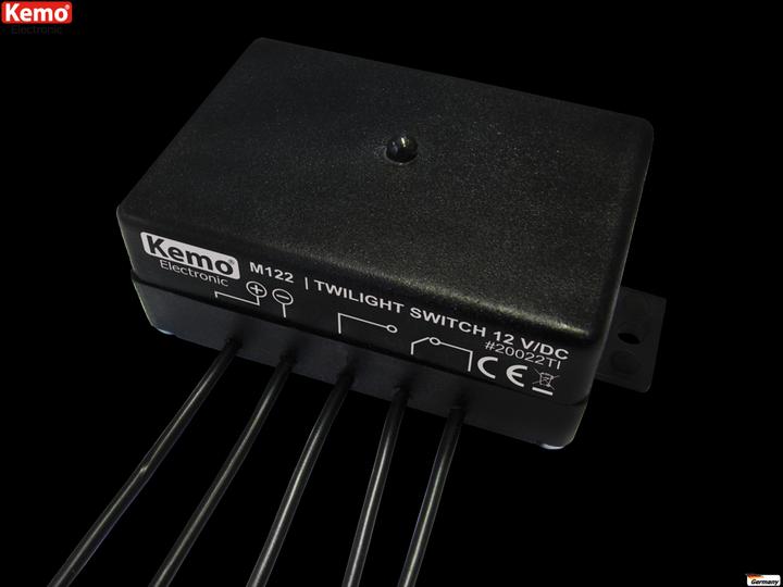 Produktbild Kemo 12V Dämmerungsschalter/Lichtsensor M122