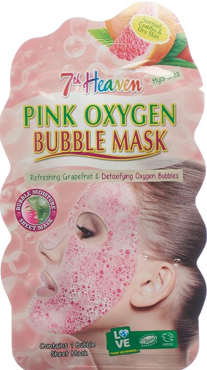 Actual product image 7th Heaven Pink Oxygen Bubble Mask