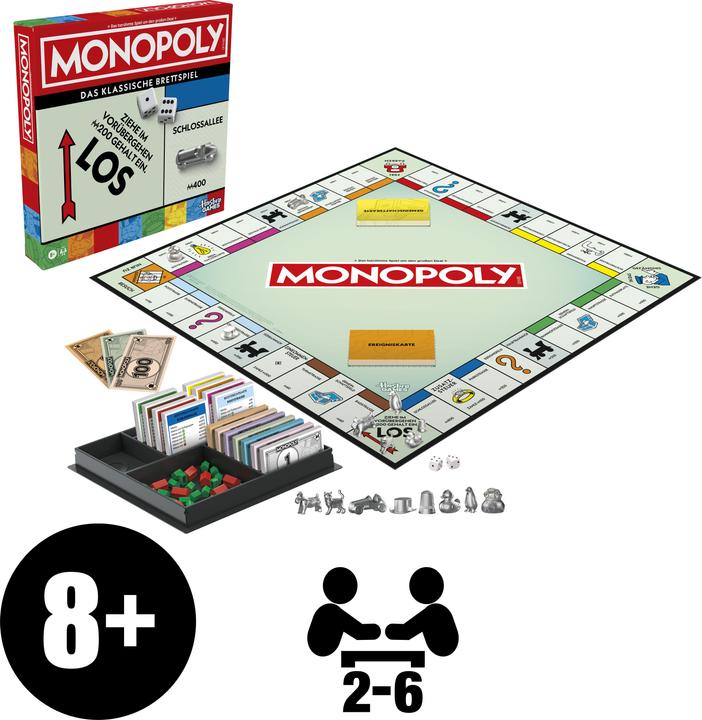 Produktbild Hasbro Gaming Monopoly Classic Refresh (Deutsch)
