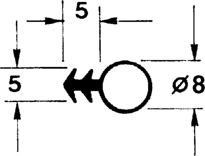 Produktbild Sipro Dichtungsprofile 119-5