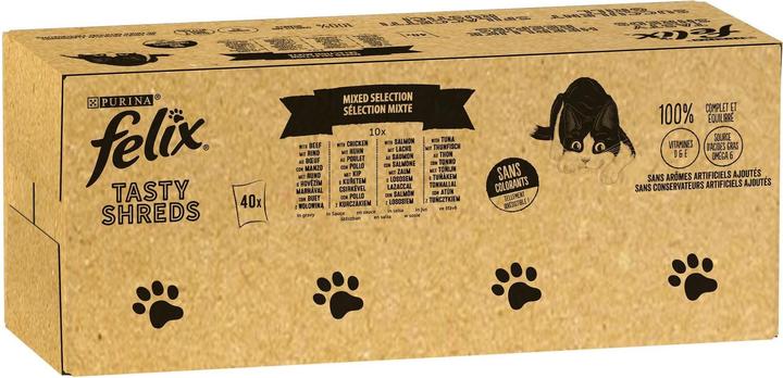 Felix Tasty Shreds Mix (Adult, 80 pcs., 6400 g)