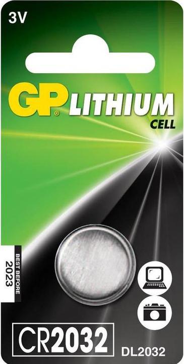 GP Batteries Lithium Cell (1 pcs., CR2032, 210 mAh)