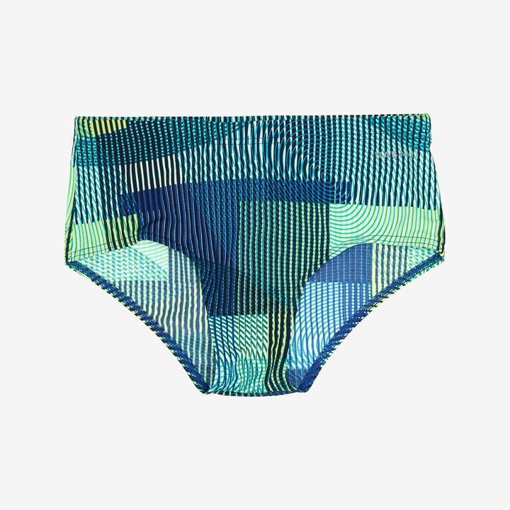 Nabaiji Badehose Trunk Jungen - Side blau/grün (14, 15, 16)
