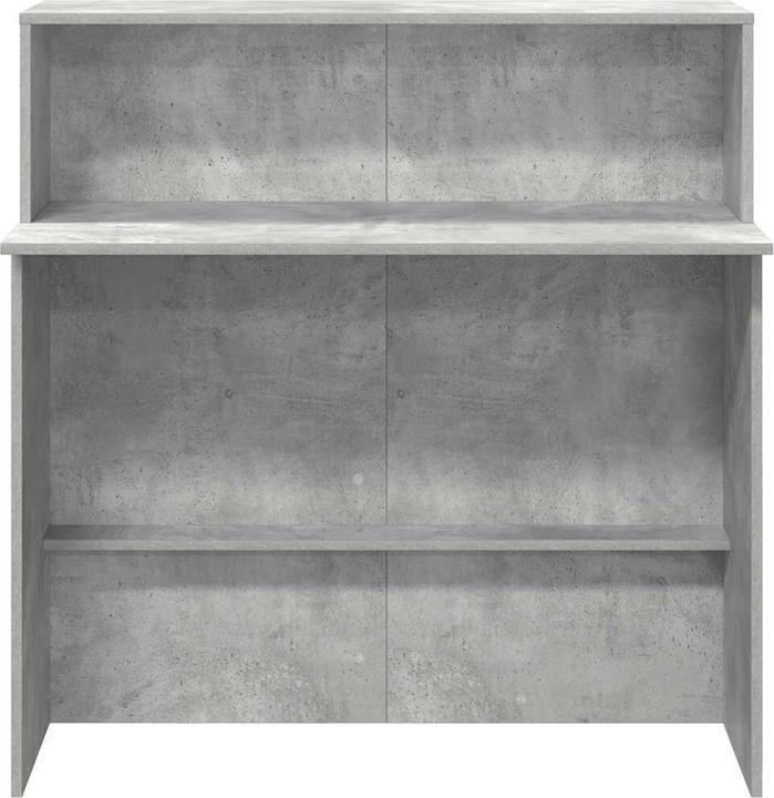 Image du produit VidaXL Comptoir d'accueil gris béton 100x50x103,5 cm Bois composite Comptoir d'accueil