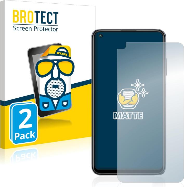 Productafbeelding BROTECT Antireflecterende schermbeschermer mat (2 Stuk, Xiaomi Redmi Note 9T 5G)