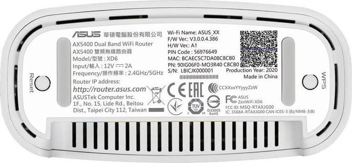 Produktbild ASUS Mesh-System ZenWiFi XD6 Einzeladapter
