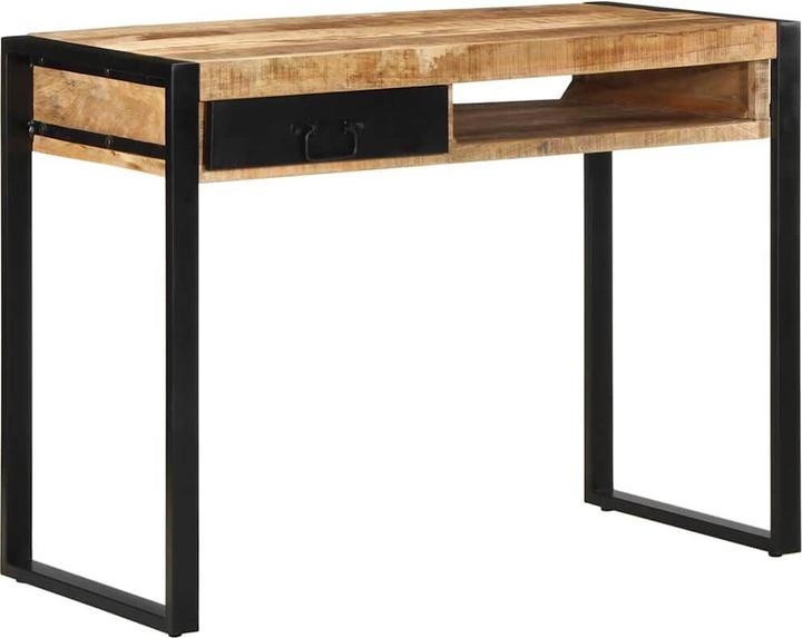 Immagine prodotto VidaXL Scrivania 100x50x75 cm Scrivania in legno massello grezzo di mango Scrivania da lavoro (100 x 50 x 75 cm)