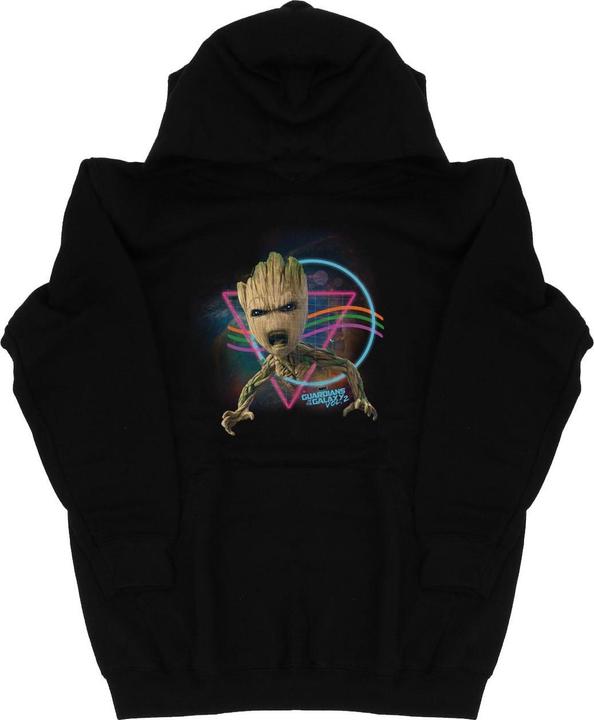 Actual product image Boys Guardians Of The Galaxy Neon Groot Hoodie (116)