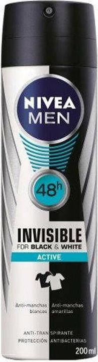 Produktbild NIVEA MEN BLACK & WHITE ACTIVE deo vapo 200 ml (Spray, 200 ml)