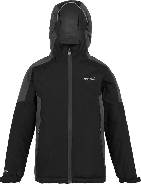 Black, Medium grey