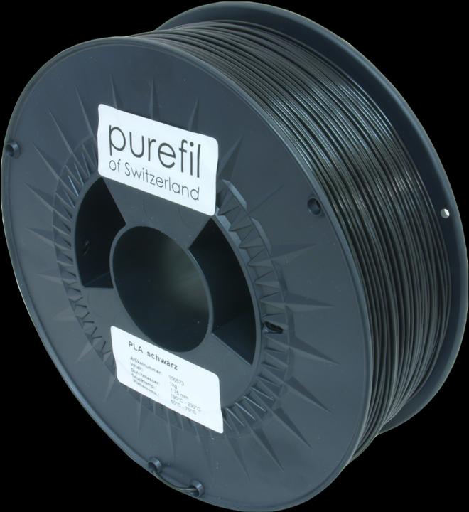 Actual product image Purefil Filament (PLA-R, 1.75 mm, 1000 g, Black)