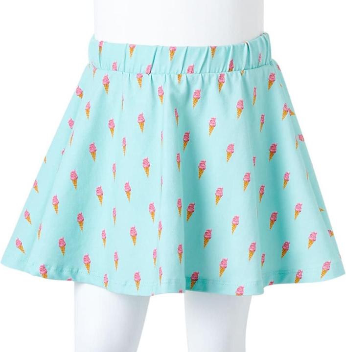 Produktbild VidaXL Kinderrock Helles Minzgrün 128,Material: 94 % Baumwolle. 6 (128)