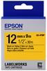 Actual product image Epson Label Cassette Lk-4ybp (1.20 cm, Yellow)