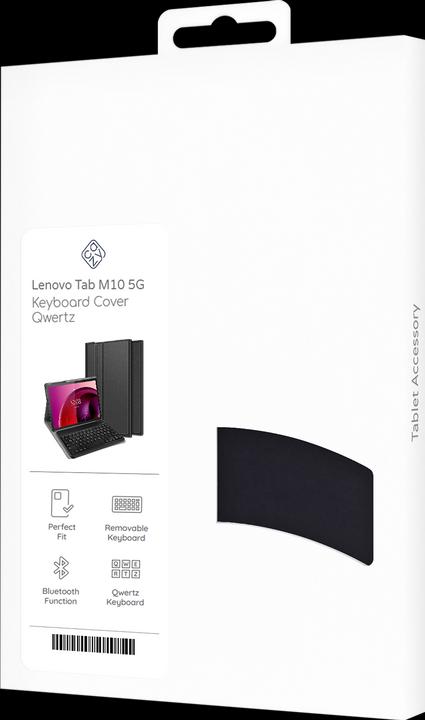 Actual product image Cazy Keyboard Cover Compatible with Lenovo Tab M10 5G - Protective Case with Magnetic Detachable (DE)