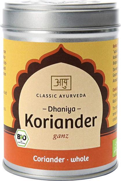 Produktbild Classic Ayurveda Koriander, ganz, Bio (50 g)