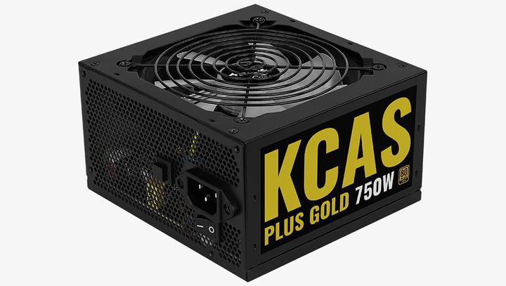 Actual product image AeroCool KCAS PLUS GOLD 750W - 750 W - 100 - 240 V - 47 - 63 Hz - 11-5.5 A - 130 (750 W)