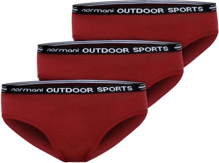 Normani 3er Pack Damen Merino Slip „Albury“ (XS, 3er Pack)