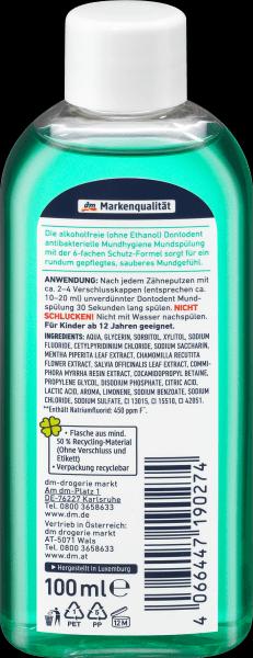 Produktbild dm Dontodent Mundspülung antibakterielle Mundhygiene (100 ml, Mundspülung)