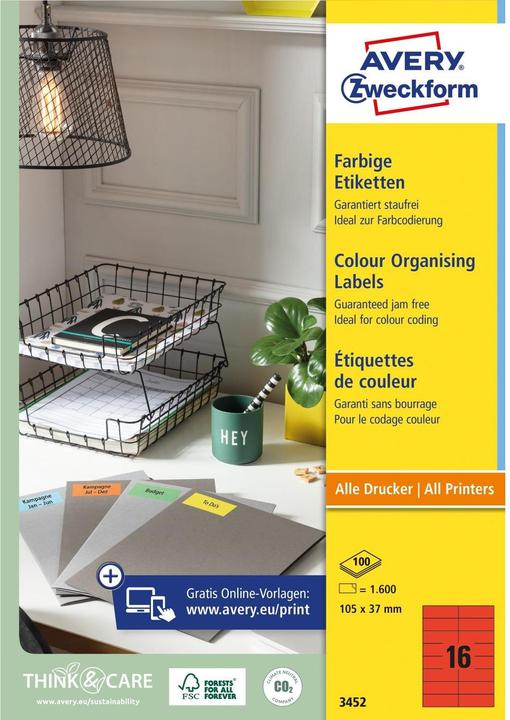 Image du produit Avery Étiquettes d'organisation