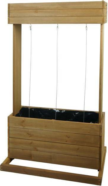 Produktbild Mendler Hochbeet HWC-L72, Pflanzkasten Rankhilfe, 145x85x50cm Outdoor Tanne
