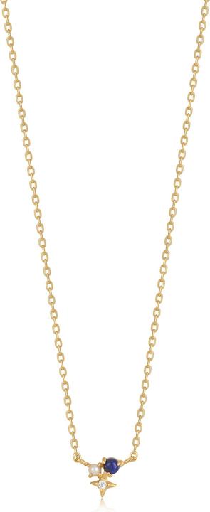 Ania Haie N039-01G-L Second Nature Damen Halskette, verstellbar (925er Silber, 43 cm)