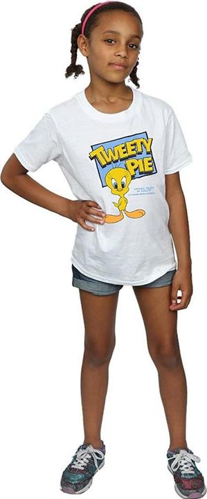 Immagine prodotto Looney Tunes Maglietta da ragazza Tweety Pie in cotone (116)
