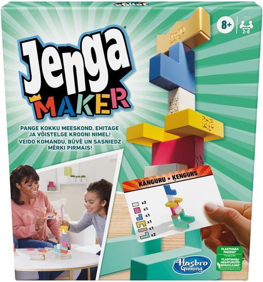 Komelon JENGA Maker Board game (In Estonian and Latvian lang.) (Latvian, Estonian)