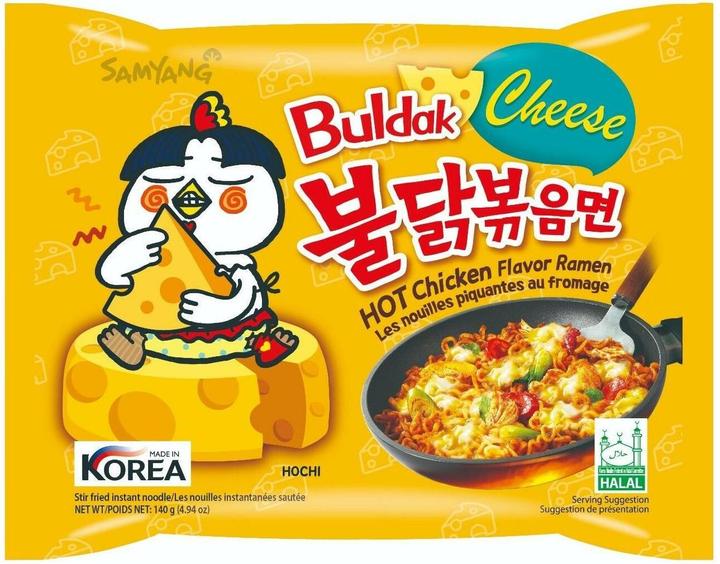 Actual product image Samyang Buldak Buldak Hot Chicken Ramyeon Cheese (620 g)