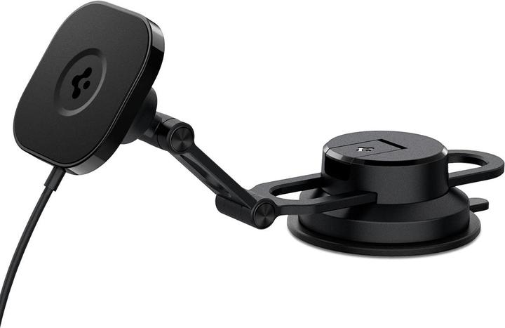Actual product image Spigen car mount Onetap Pro 3 ITS35W-3 DASH z QI 10W for iPhone with Magsafe black