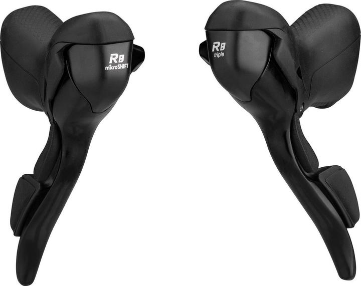 Produktbild Micro Shift R8 Road Dual Control Levers 3x8 speed - black