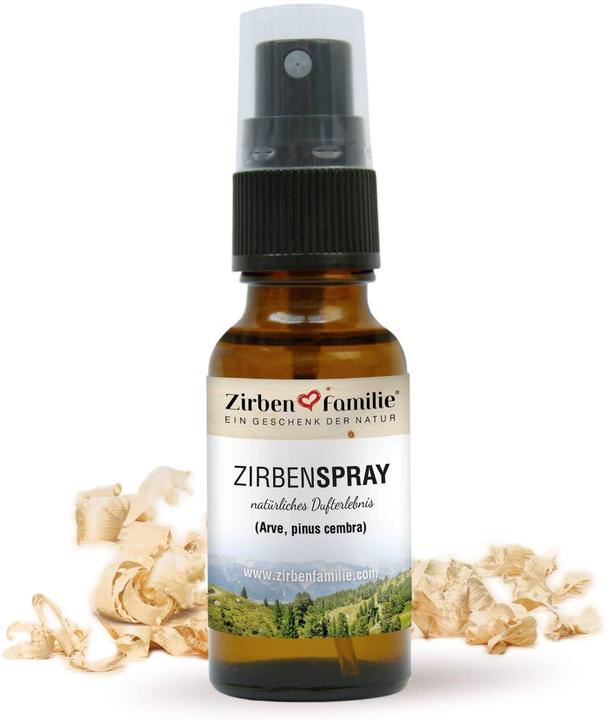 Actual product image ZirbenFamilie Swiss Pine Spray 20ml