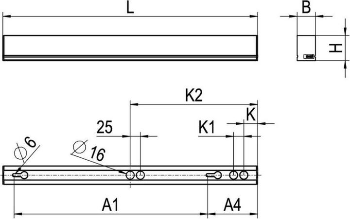 Produktbild Ridi Leuchten LED-Lichtleiste VLDF-F180DAWS680B840 (6297 lm)