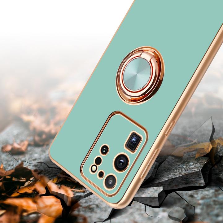 Produktbild Cadorabo Hülle für Samsung Galaxy S20 ULTRA im TPU mit Kameraschutz und Ring LM089 Style (Samsung Galaxy S20 Ultra)