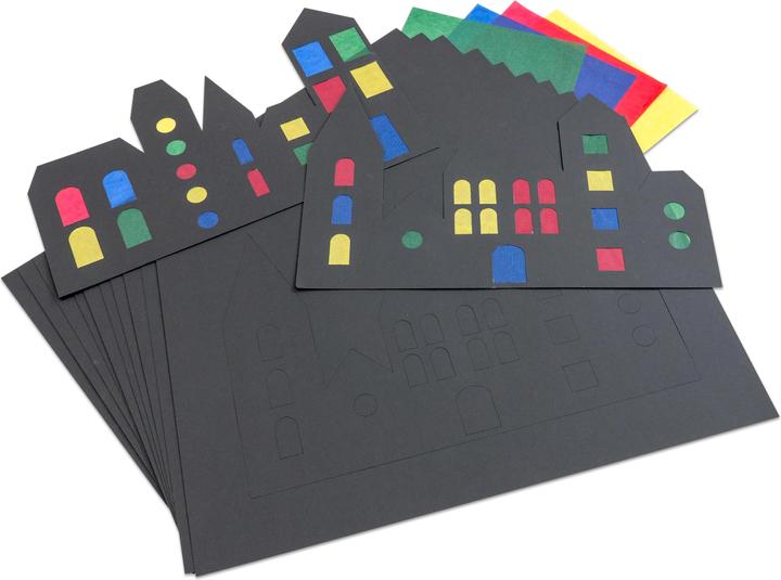 Immagine prodotto Betzold Città dei quadri per finestre, 12 pezzi (630 g/m², 1 x)